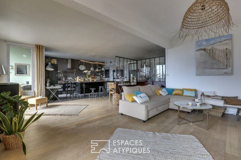 Appartement aux triples extérieurs en dernier étage