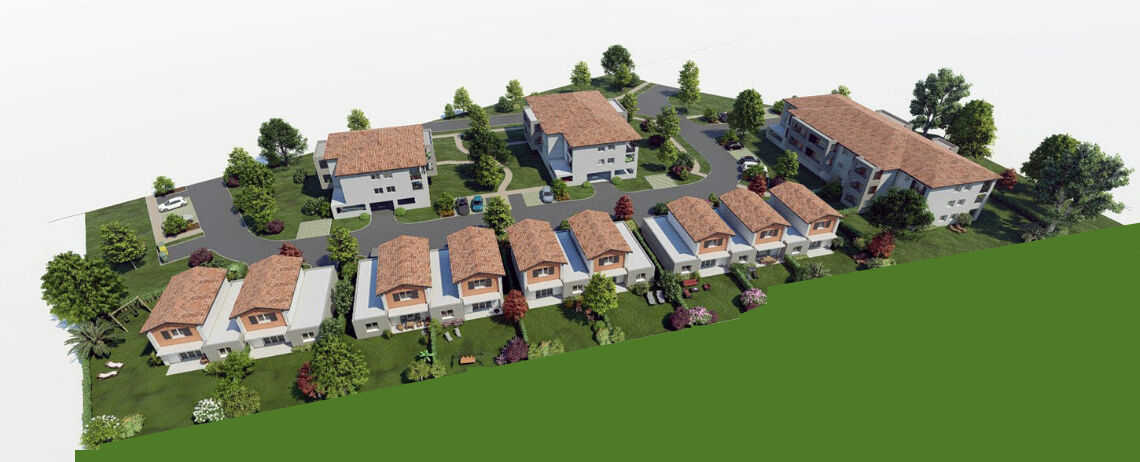 Appartement avec balcon dans un parc boisé