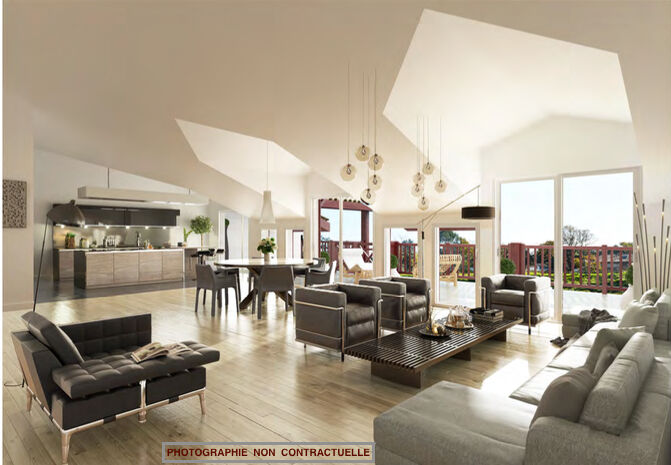 64200 BIARRITZ - Résidence neuve à Biarritz - Appartements  de Type 4 - 105 m2 - Réf. 3653DEALD