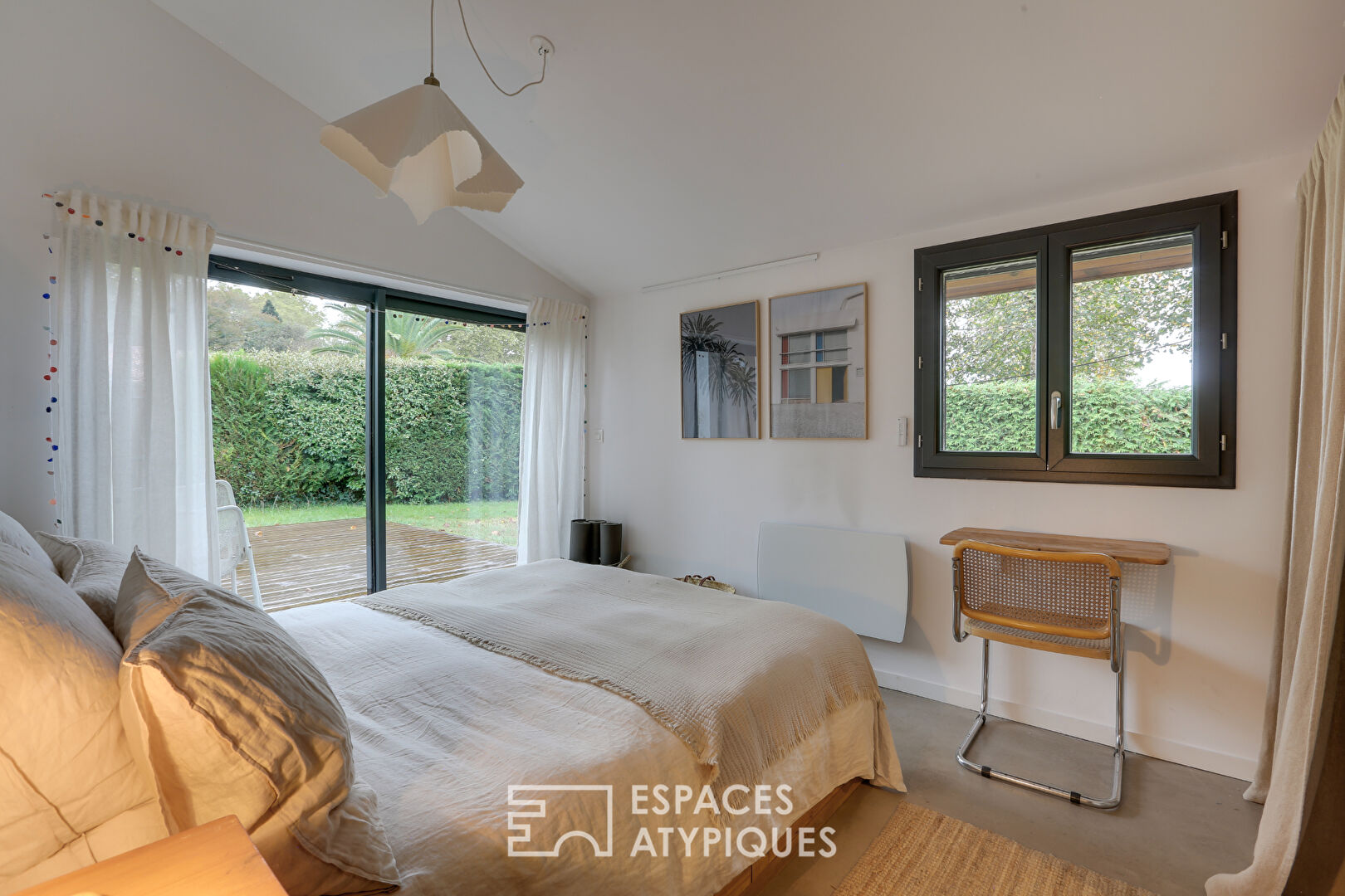 The house with bohemian chic decoration