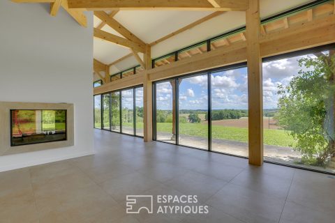 Maison d’architecte vue sur la chaîne des Pyrénées