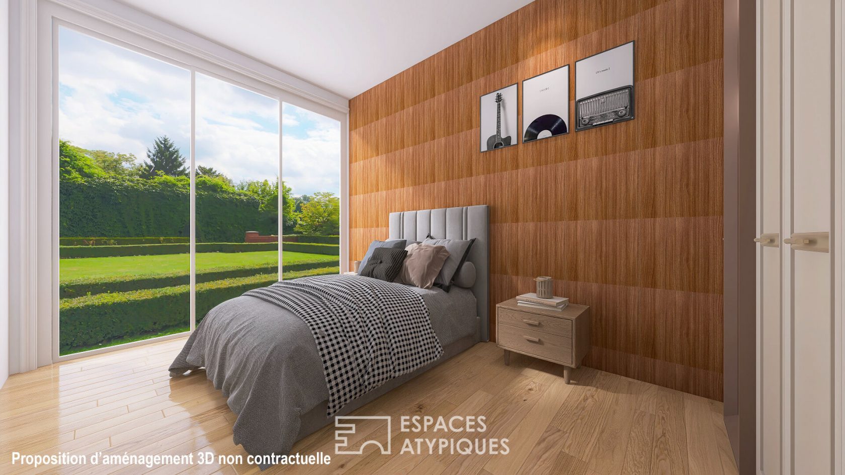 House to rethink in a green area at the gates of Hossegor
