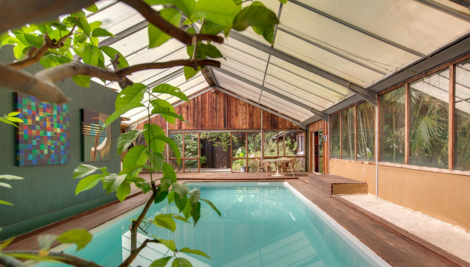 Maison d’architecte à ossature bois en pleine nature