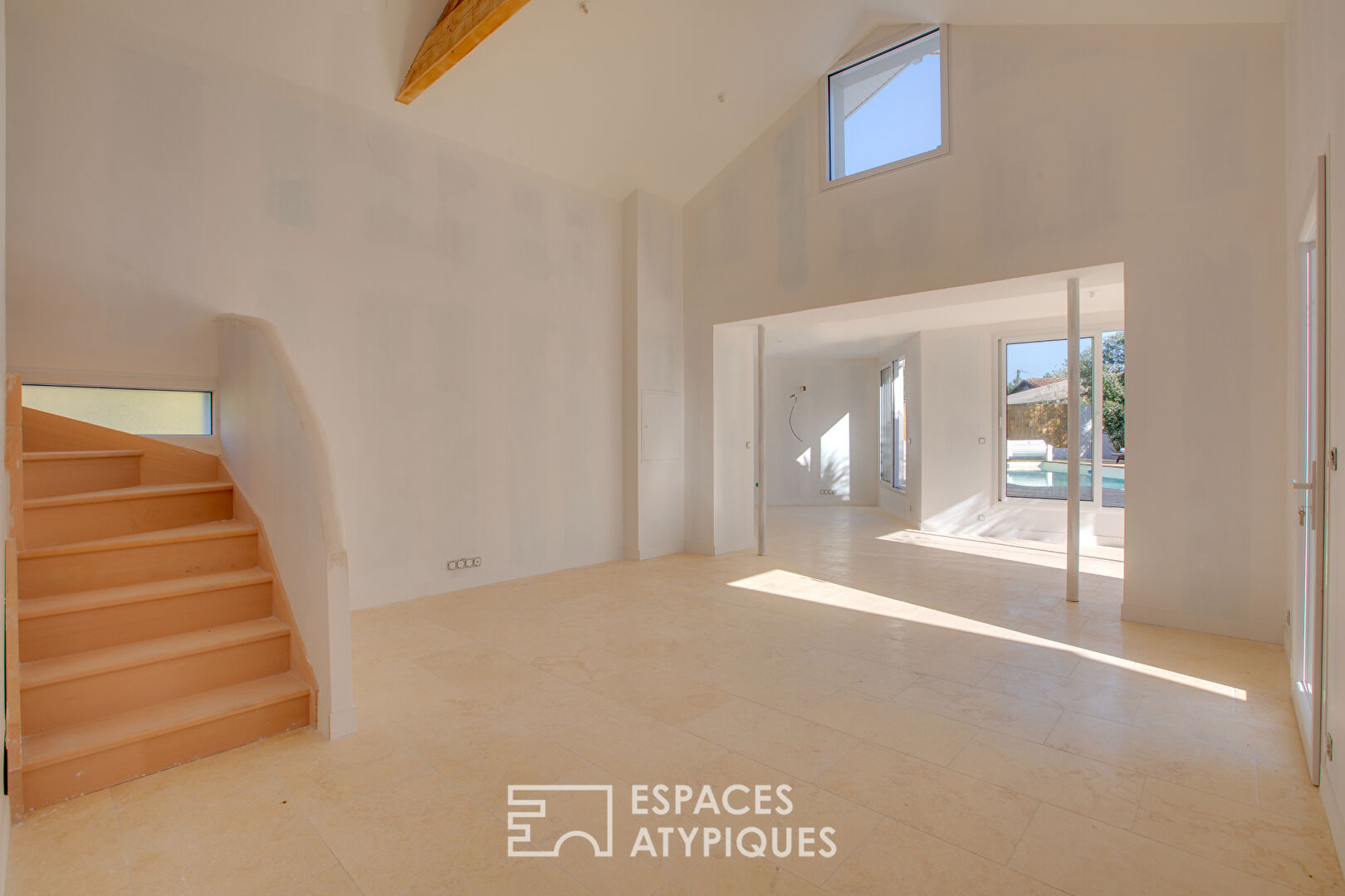 Balearic inspired villa with swimming pool and exotic garden