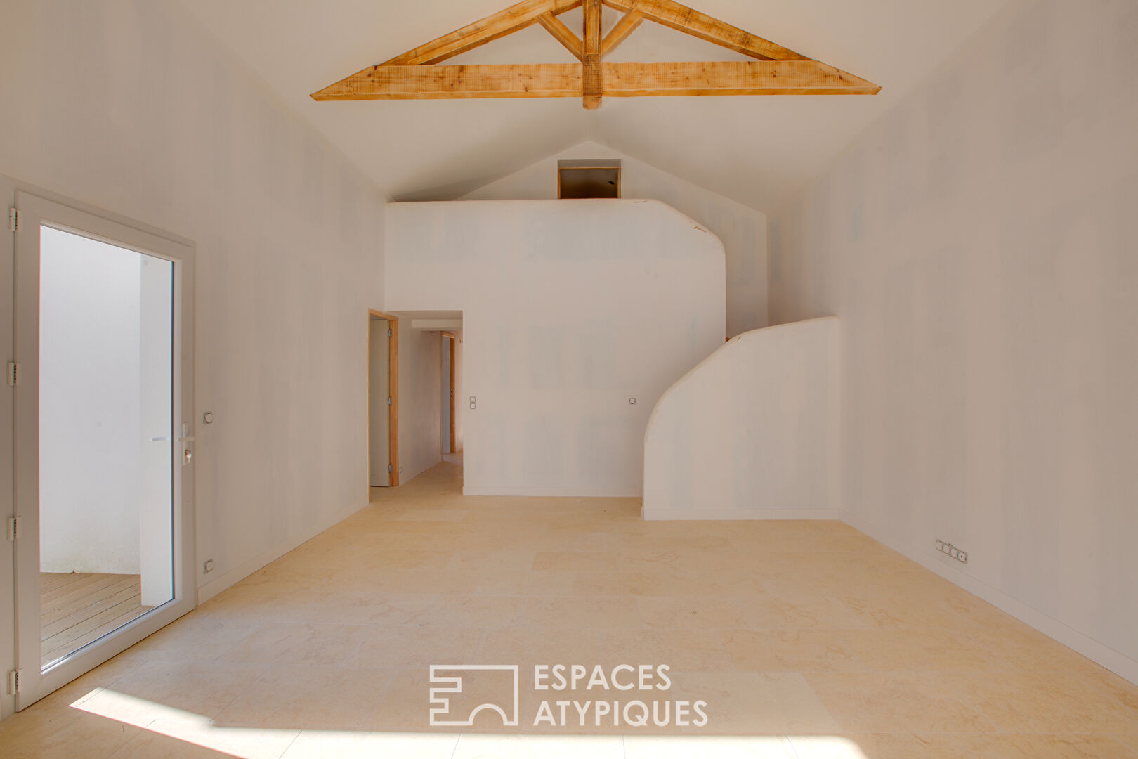 Balearic inspired villa with swimming pool and exotic garden