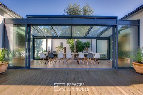 Architect’s house in a privileged environment