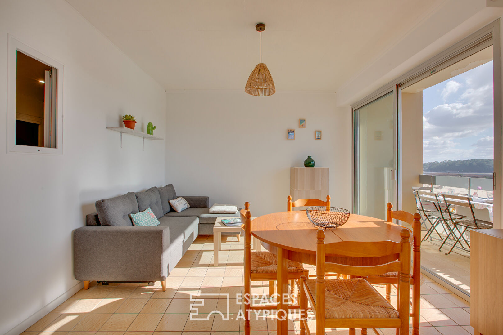 Appartement avec  vue panoramique sur lac et océan