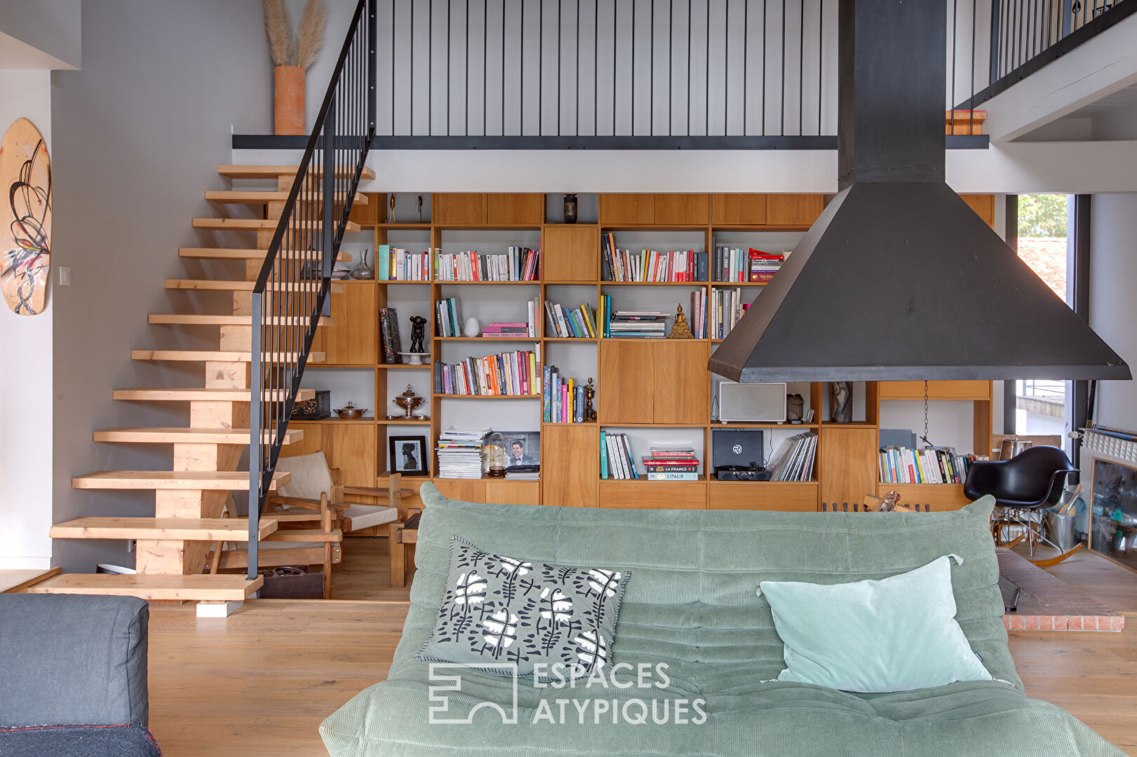 Maison d’architecte des années 80 modernisée
