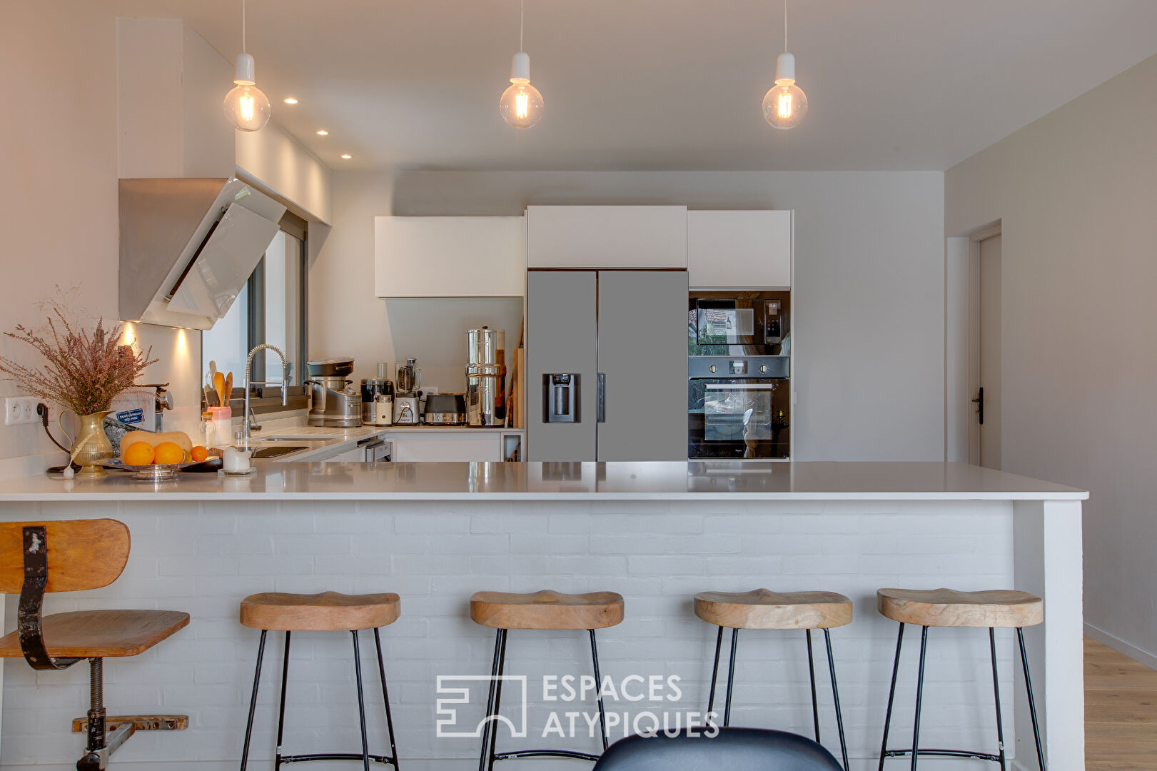 Maison d’architecte des années 80 modernisée