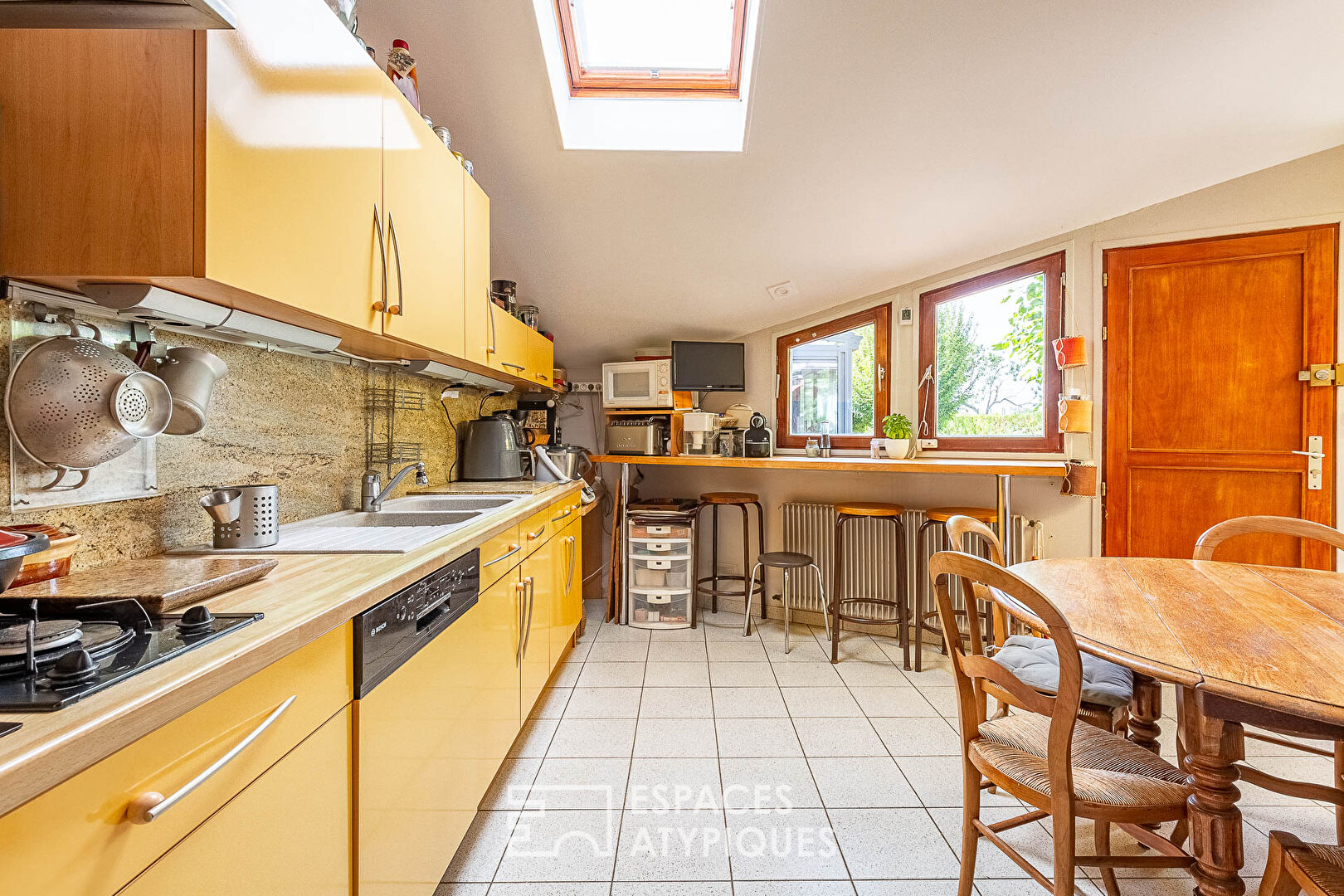 La maison d’architecte en bois.