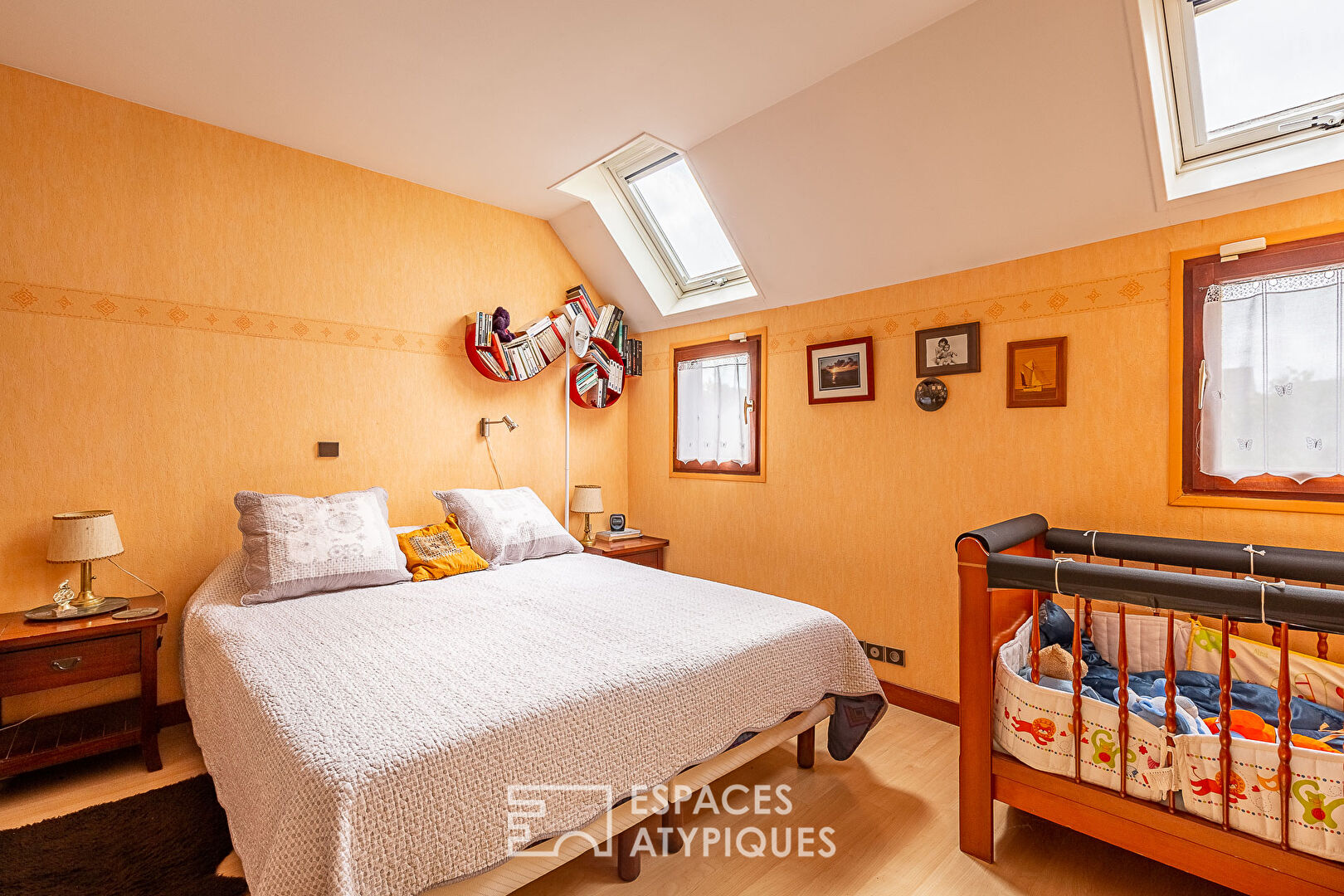 La maison d’architecte en bois.