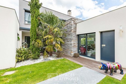 La maison d’architecte dans un quartier recherché de Palaiseau
