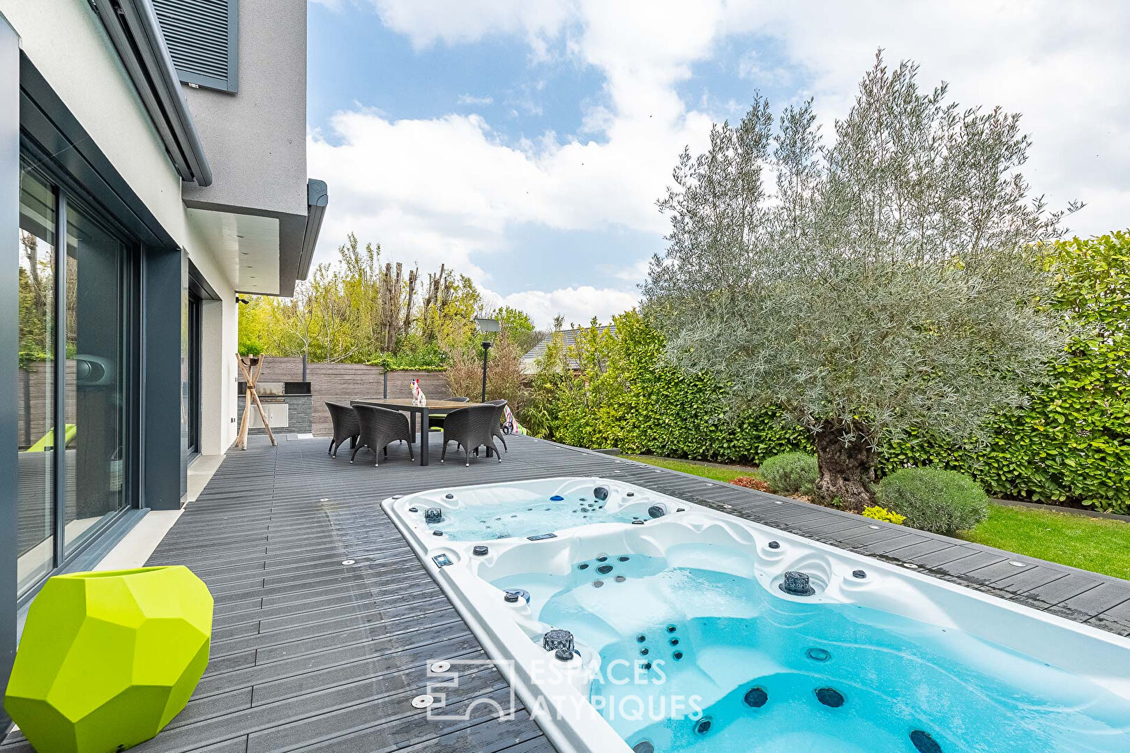 La maison d’architecte dans un quartier recherché de Palaiseau