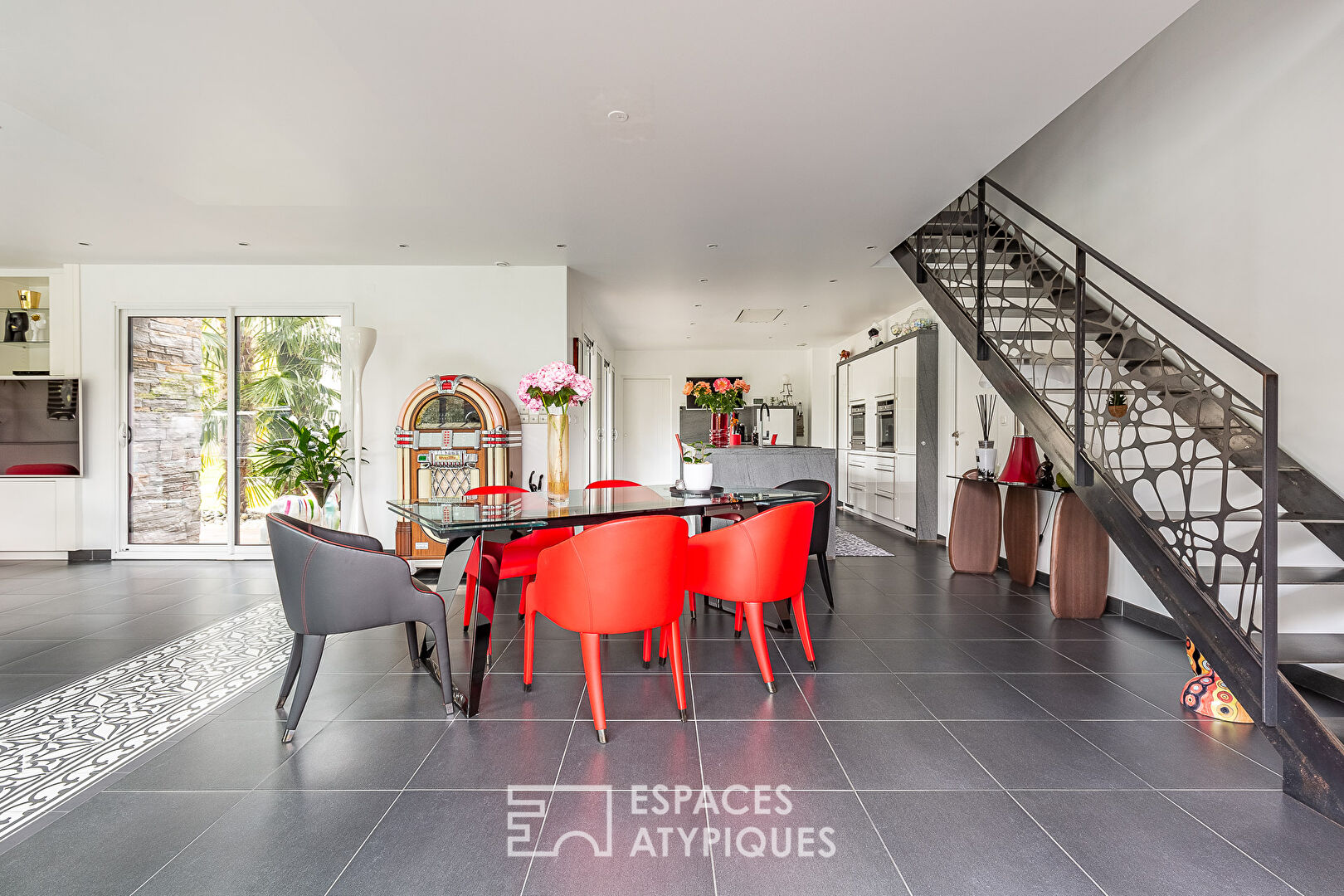 La maison d’architecte dans un quartier recherché de Palaiseau
