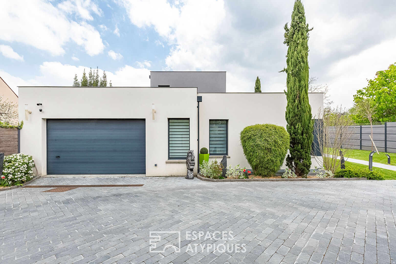 La maison d’architecte dans un quartier recherché de Palaiseau