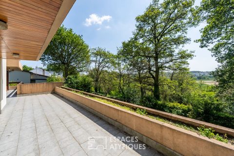 La maison d’architecte et sa vue imprenable