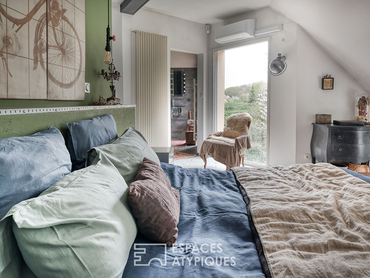 La maison d’architecte avec jardin et dans un environnement calme