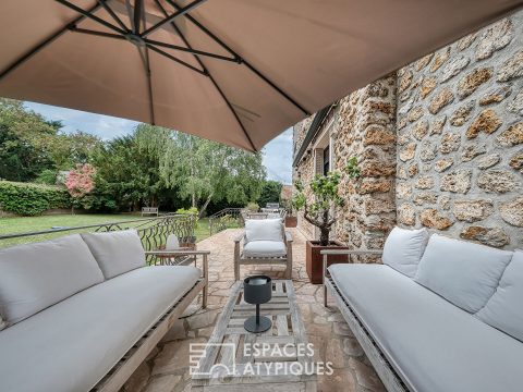 La Maison de caractère entièrement rénovée avec un jardin sans vis-à-vis