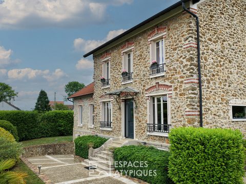 La Maison de caractère entièrement rénovée avec un jardin sans vis-à-vis