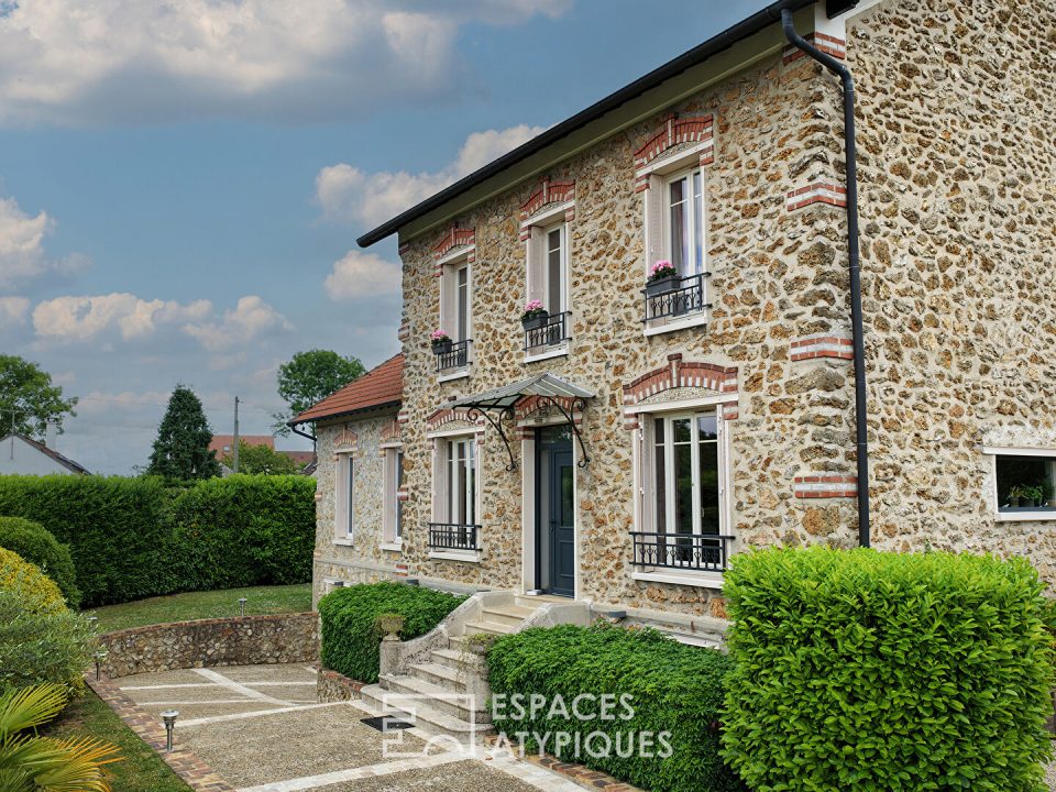 La Maison de caractère entièrement rénovée avec un jardin sans vis-à-vis