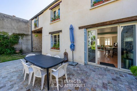 La maison de ville et sa grange à rénover