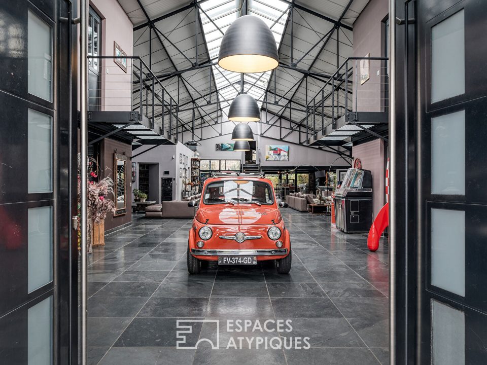 Loft d'exception au bord de l'eau, avec jardin et piscine intérieure