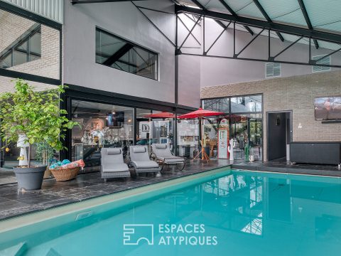 Loft d’exception au bord de l’eau, avec jardin et piscine intérieure