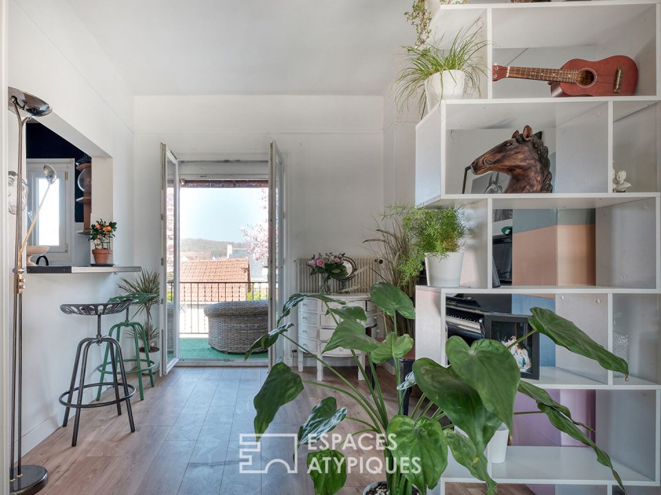 Appartement Duplex rénové avec terrasses dans un quartier calme et recherché d'IGNY