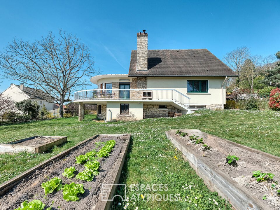 La maison d'architecte dans les hauteurs de Marcoussis