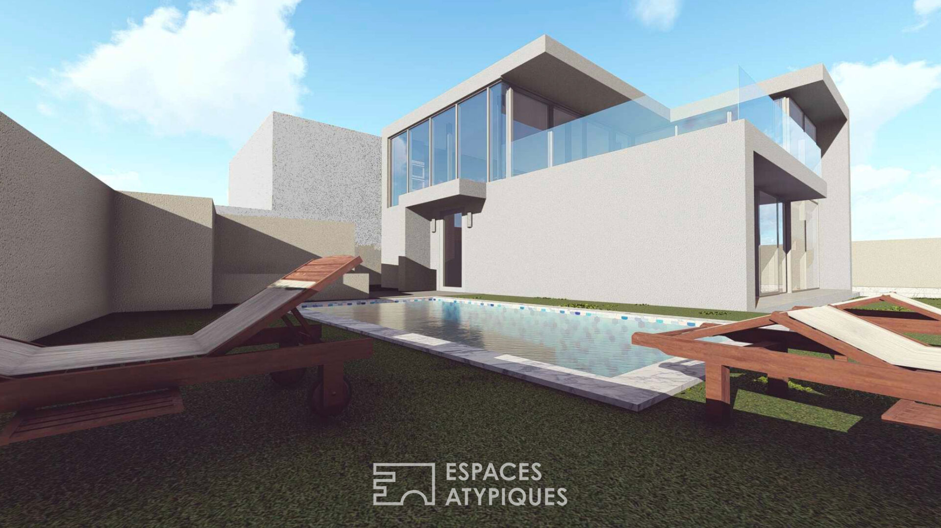 Terrain avec projet de construction sur Montlhéry