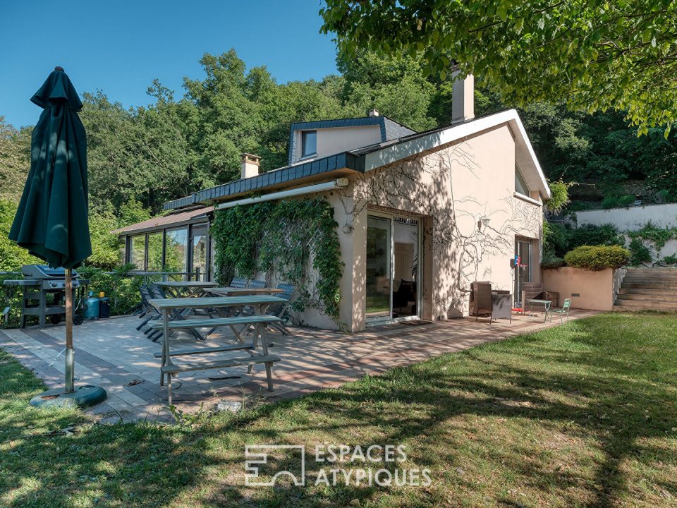 Une maison d'architecte pour une famille aux portes de Paris