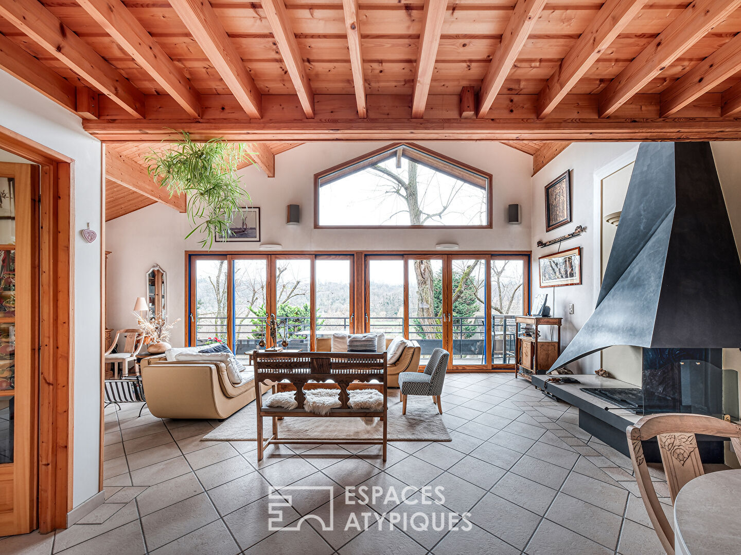 La maison ossature bois en plein coeur de la nature et avec une vue imprenable