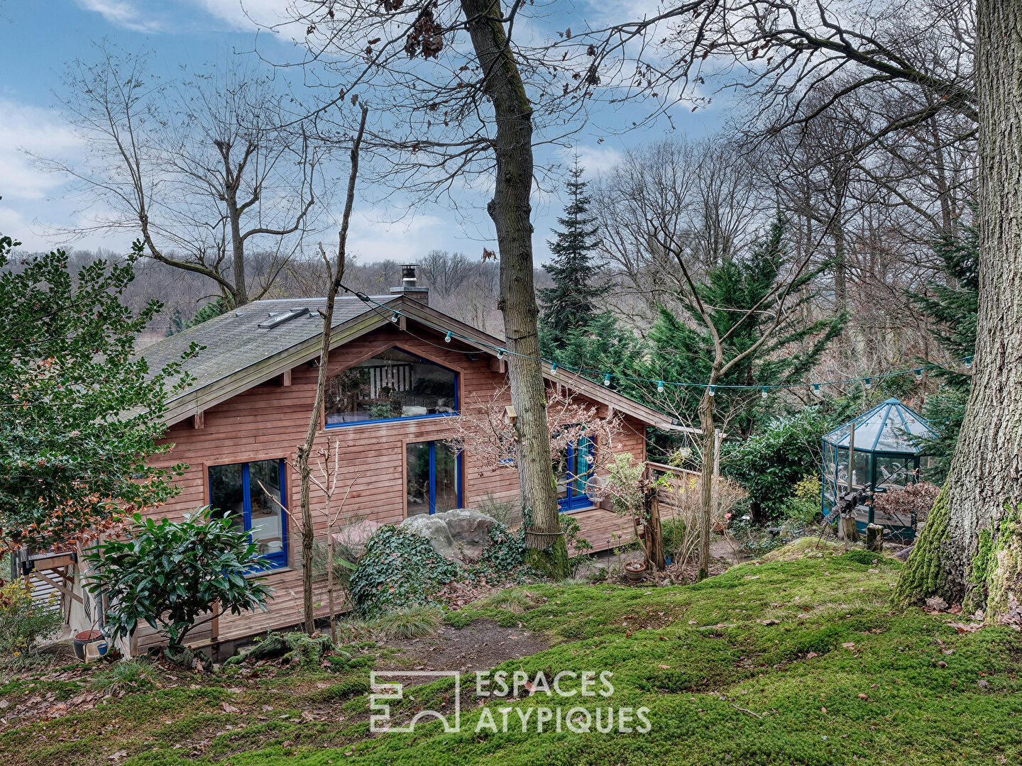 La maison ossature bois en plein coeur de la nature et avec une vue imprenable