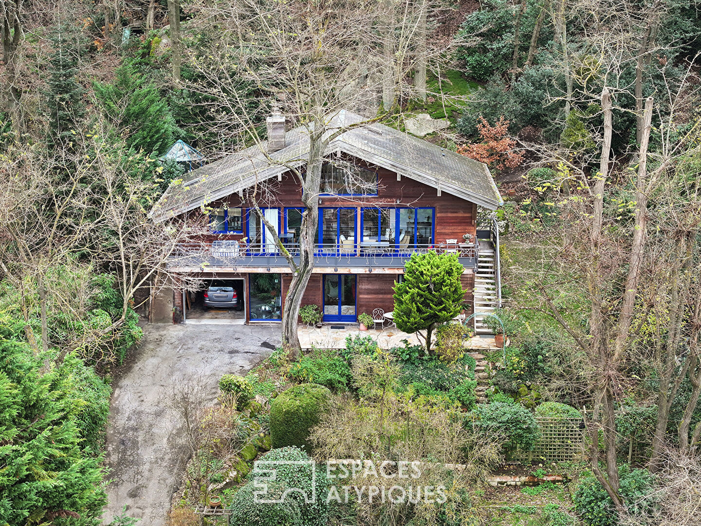 La maison ossature bois en plein coeur de la nature et avec une vue imprenable
