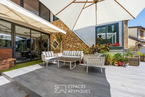 La maison d’architecte avec jardin