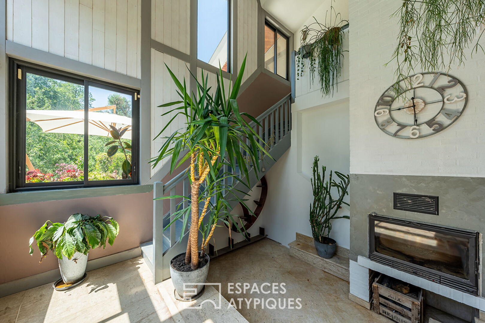 La maison d’architecte avec jardin