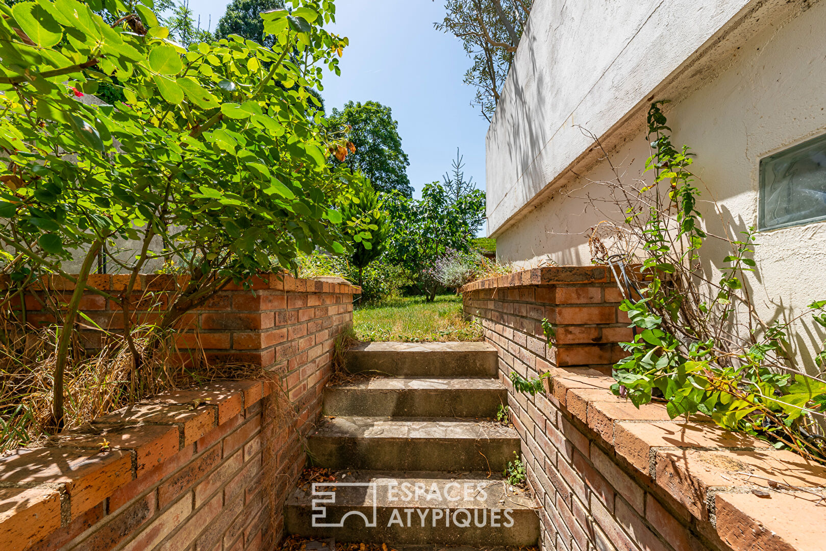 La maison d’architecte avec jardin