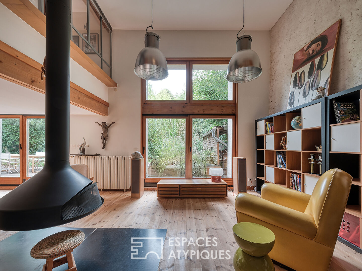 La grange revue par un architecte avec un jardin au calme et sans vis-à-vis