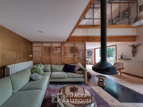 La grange revue par un architecte avec un jardin au calme et sans vis-à-vis