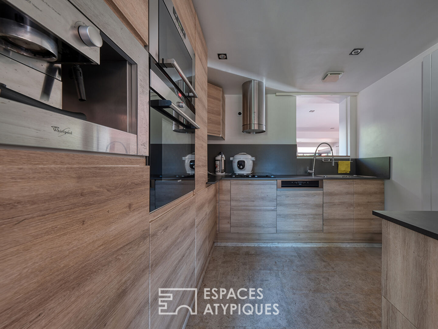 La maison contemporaine entièrement rénovée