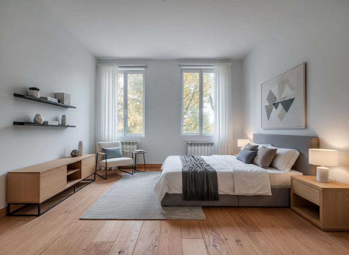 Maison rénovée avec piscine à proximité des commerces et de la gare.