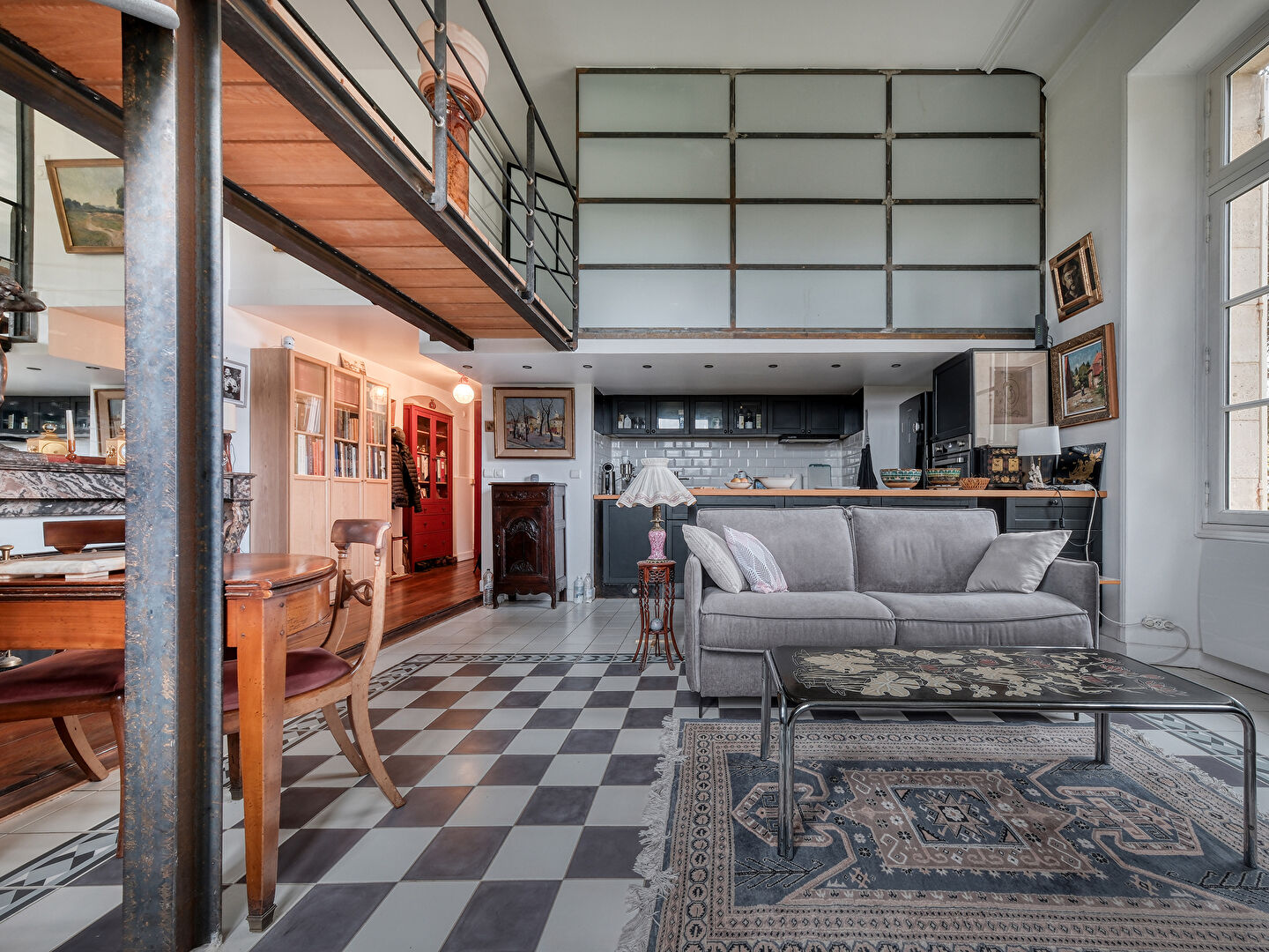 Appartement duplex dans un château au coeur d’un parc boisé