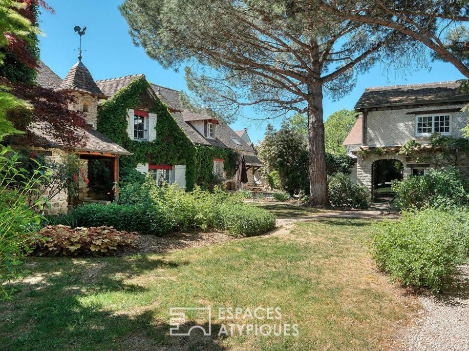 La propriété de caractère et son parc arboré