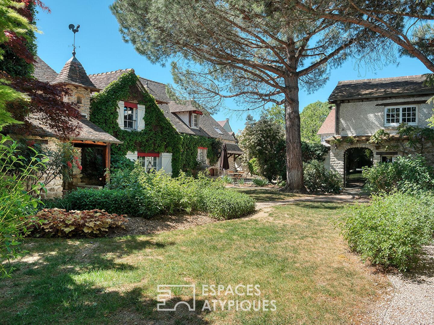 La propriété de caractère et son parc arboré