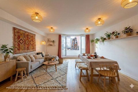 Duplex de caractère avec vue sur les Halles