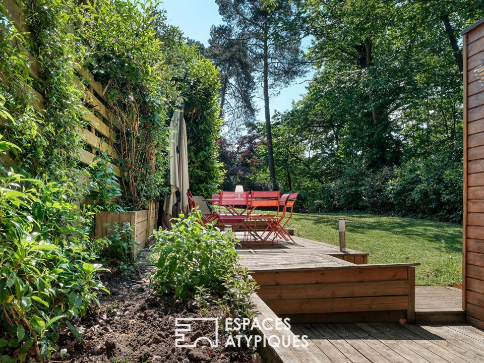 Maison familiale en ossature bois au coeur de la nature