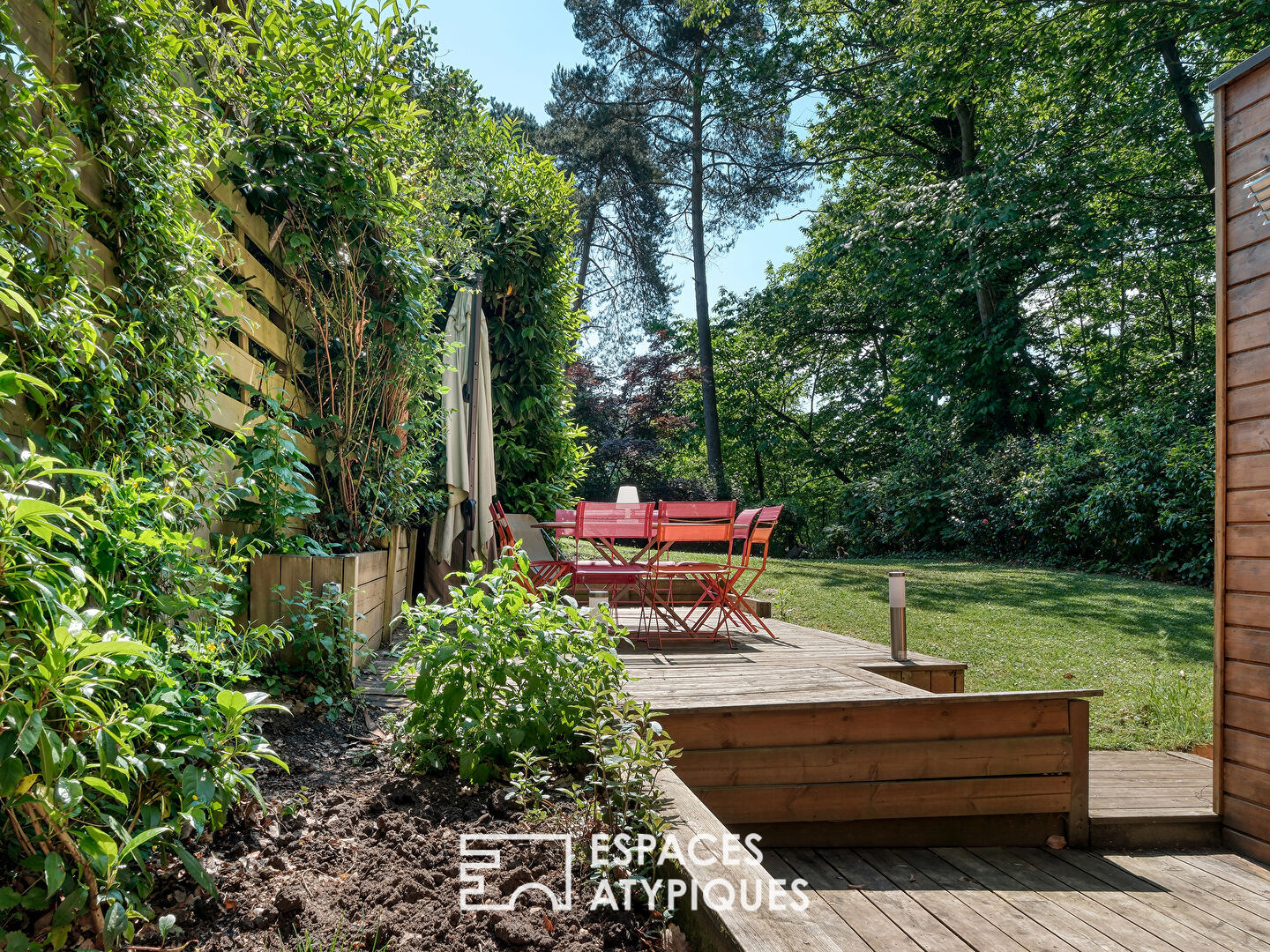 Maison familiale en ossature bois au coeur de la nature