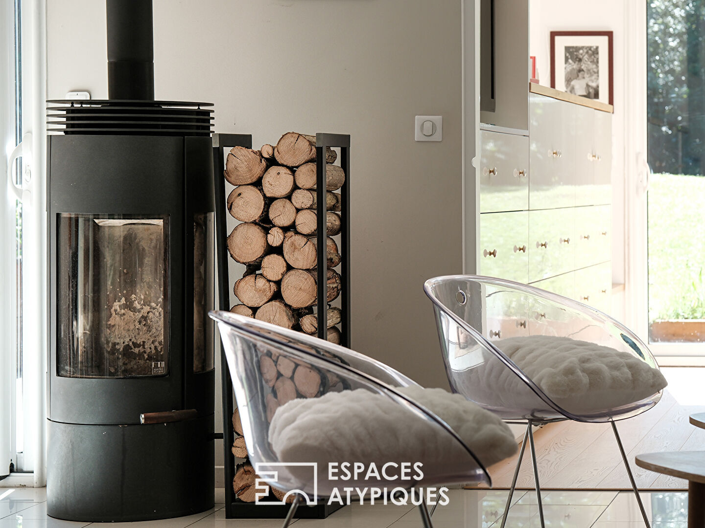 Maison familiale en ossature bois au coeur de la nature