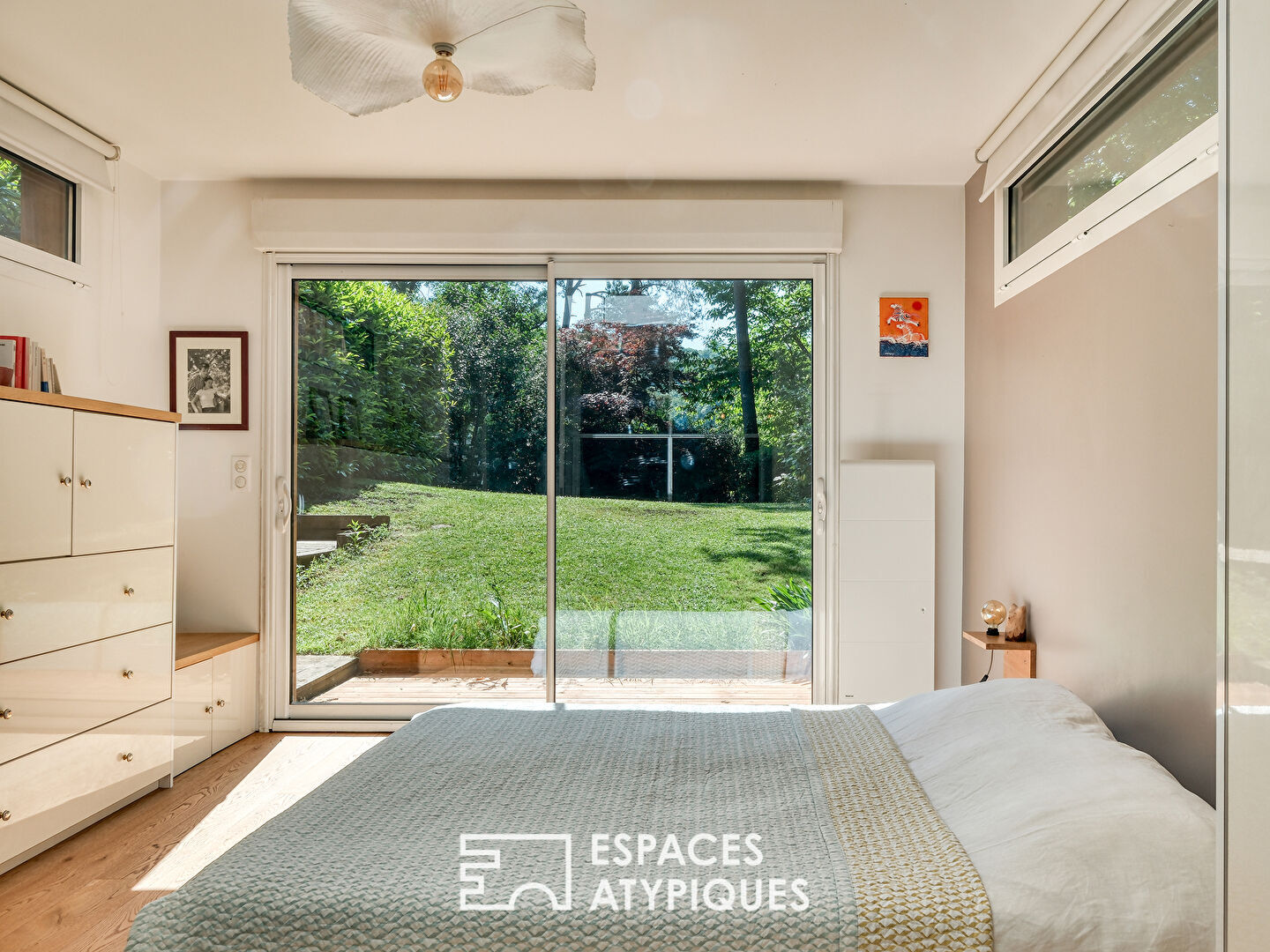 Maison familiale en ossature bois au coeur de la nature