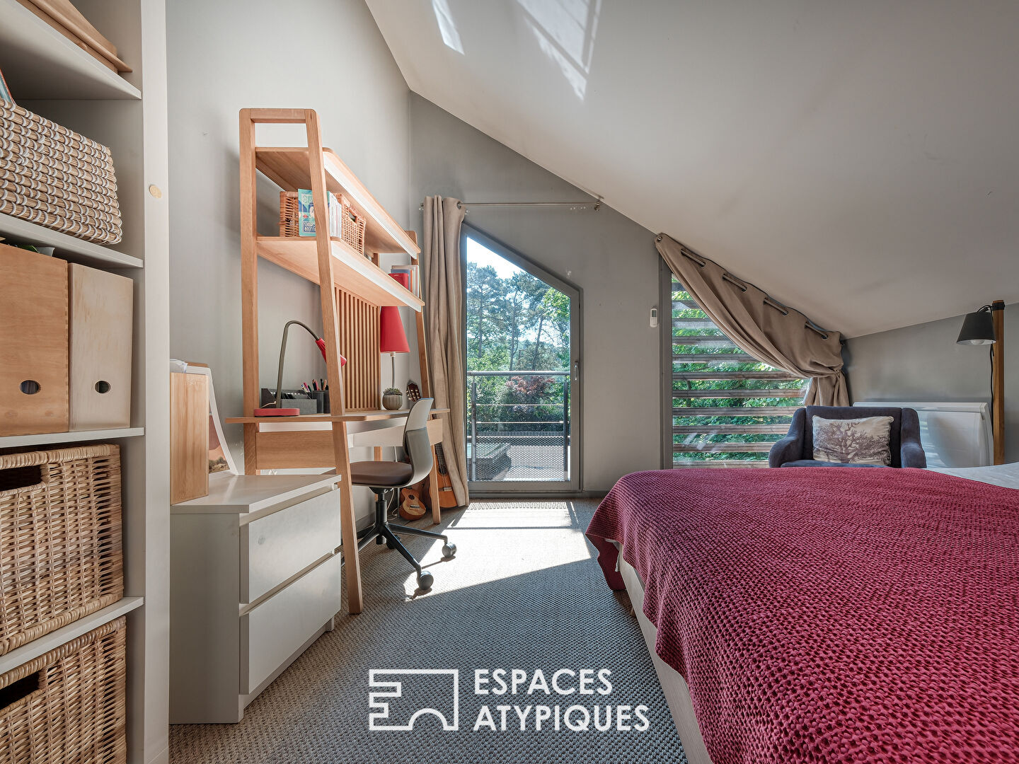 Maison familiale en ossature bois au coeur de la nature